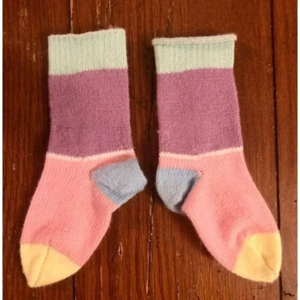 Girls Multicolored Ballet Dance Socks‎
